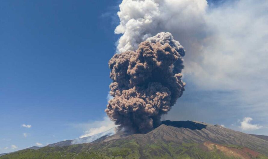 Europe’s Most Active Volcano Mount Etna Erupts