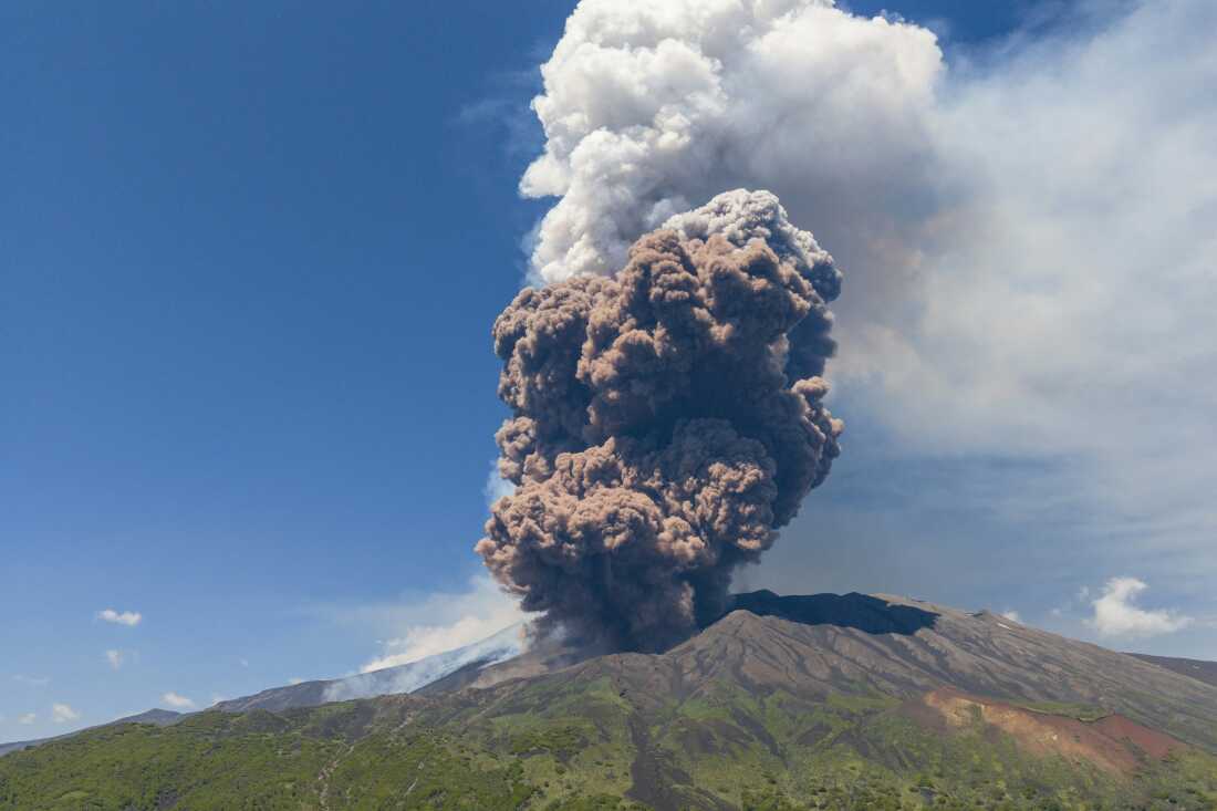 Mount Etna Erupts
